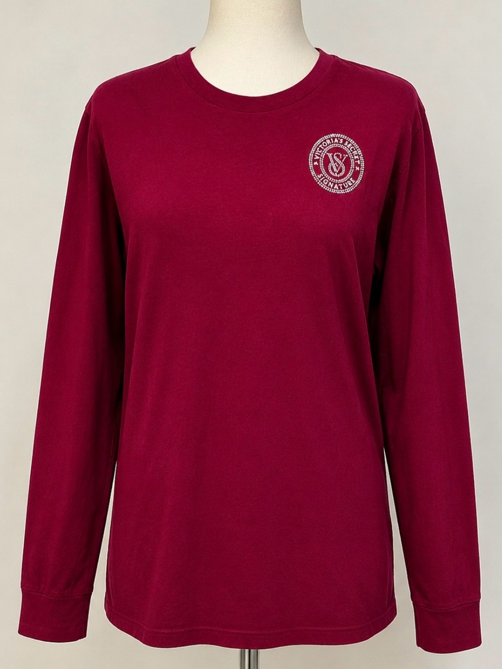 NWT  Victoria's Secret Bling Sleep Tee Long sleeve Rhinestone Sz XL/XXL